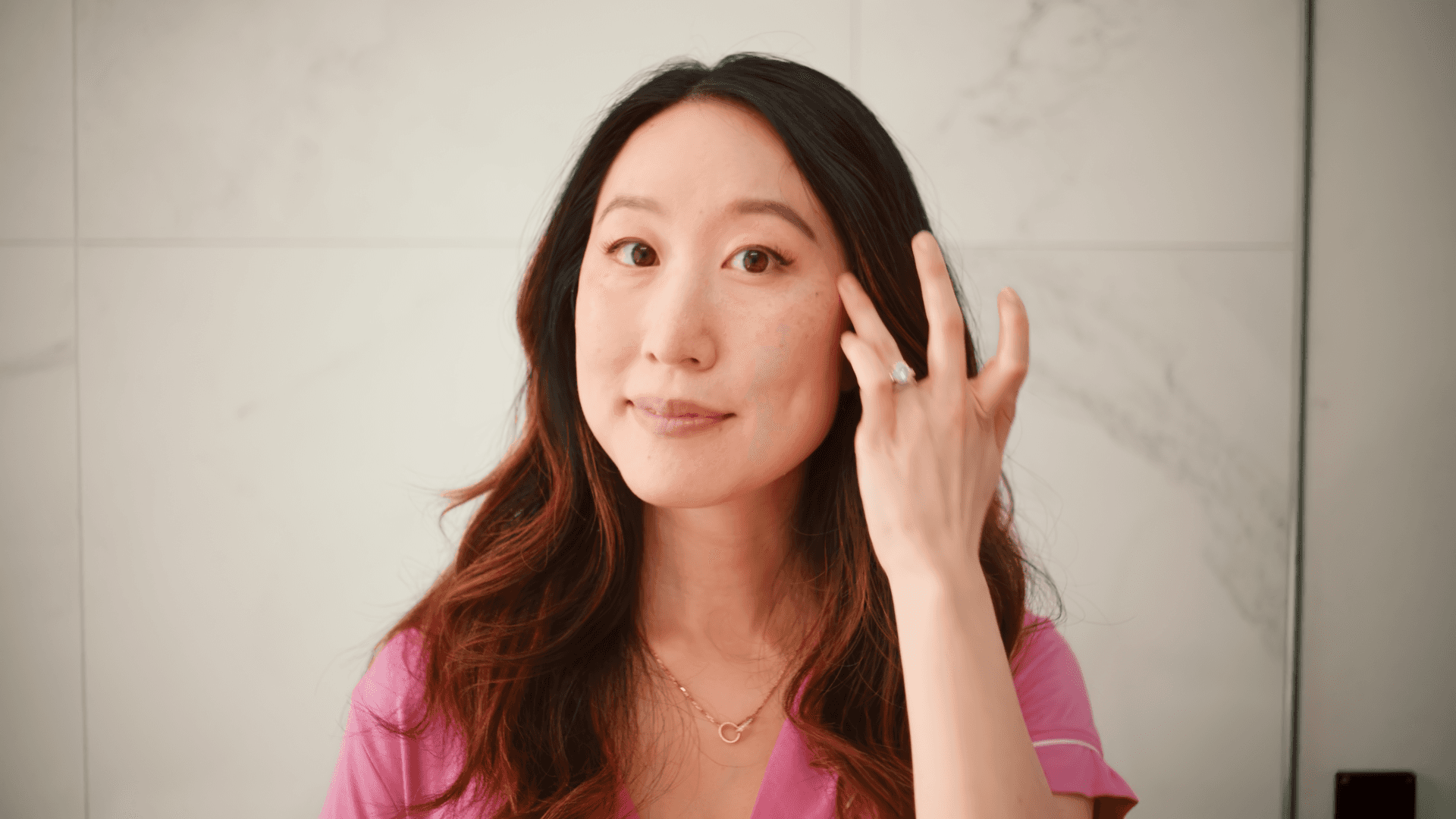 Joyce Park uses EltaMD in a close-up