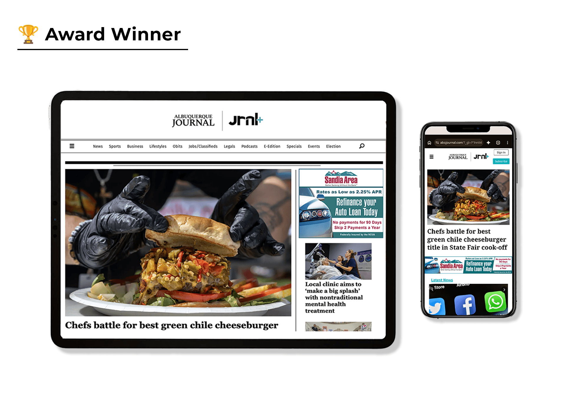 Award-winning Sandia Area digital ad campaign