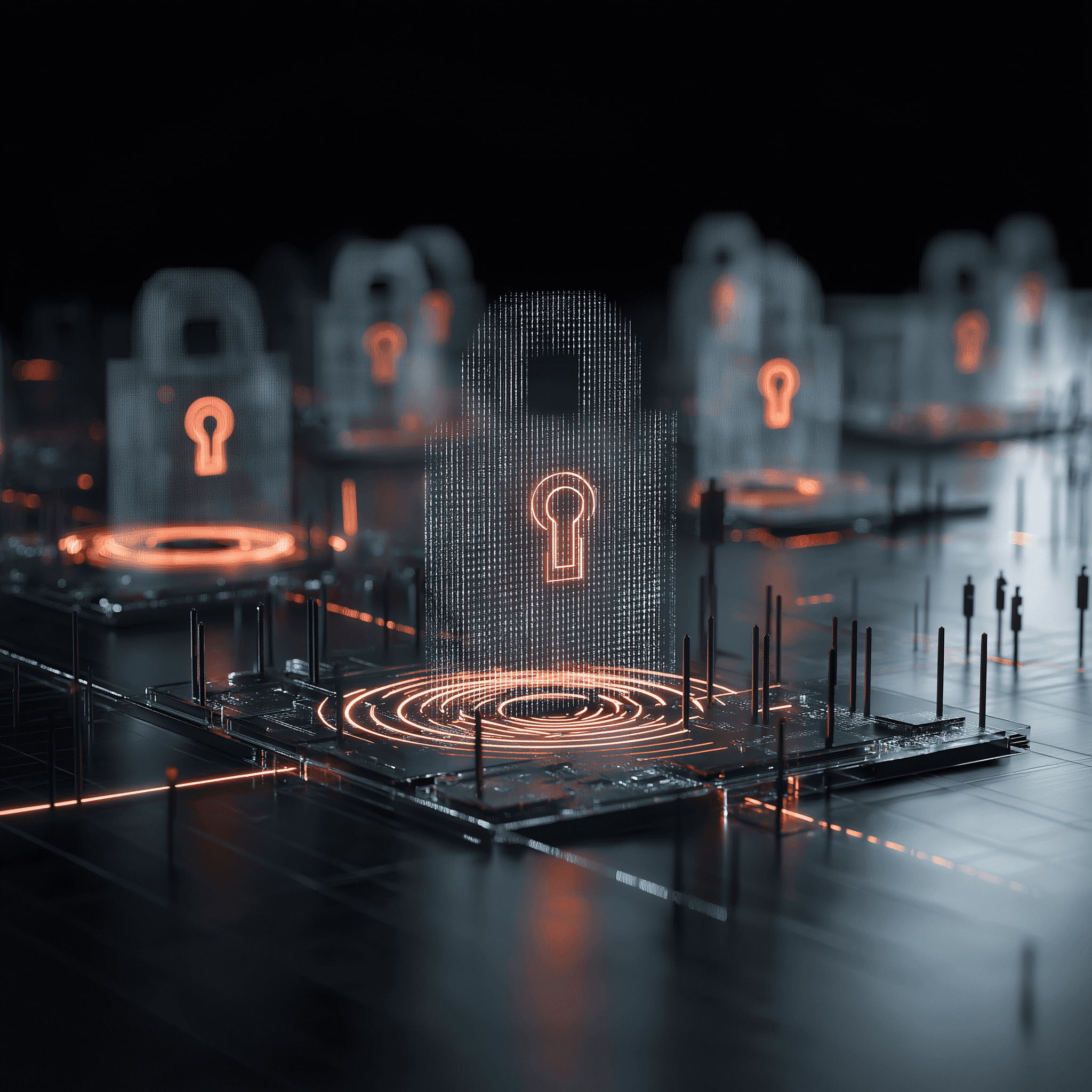 A blurred background with blue, purple, and pink colors