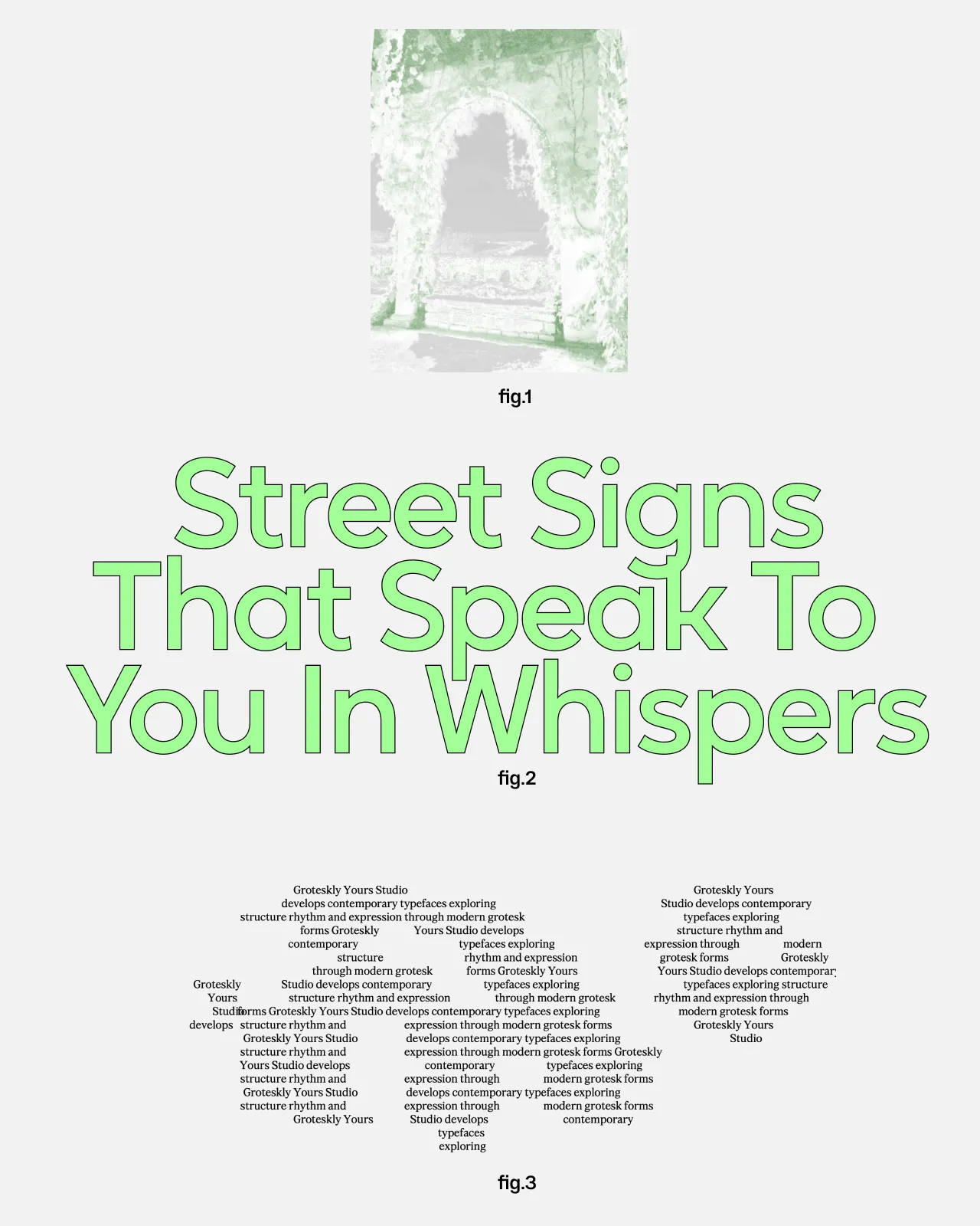 Oktah Neue type poster