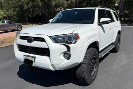 Toyota SUV prepared for export