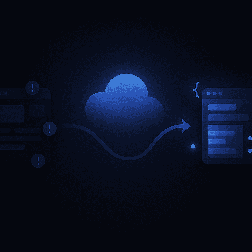 Flow diagram of Claude bypassing an unstructured page but citing a schema-rich page optimized by GEO