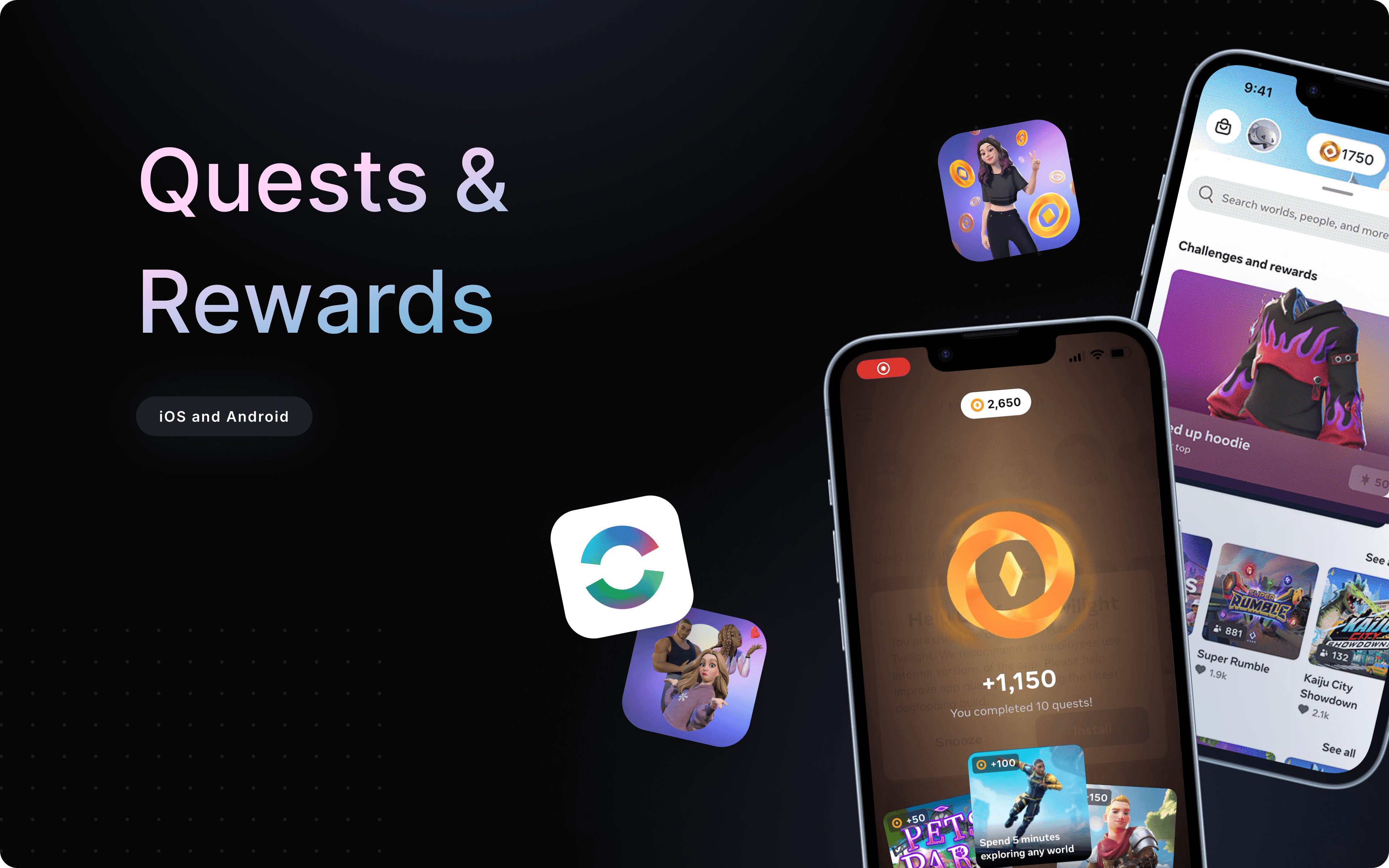 App Screen with open sidebar