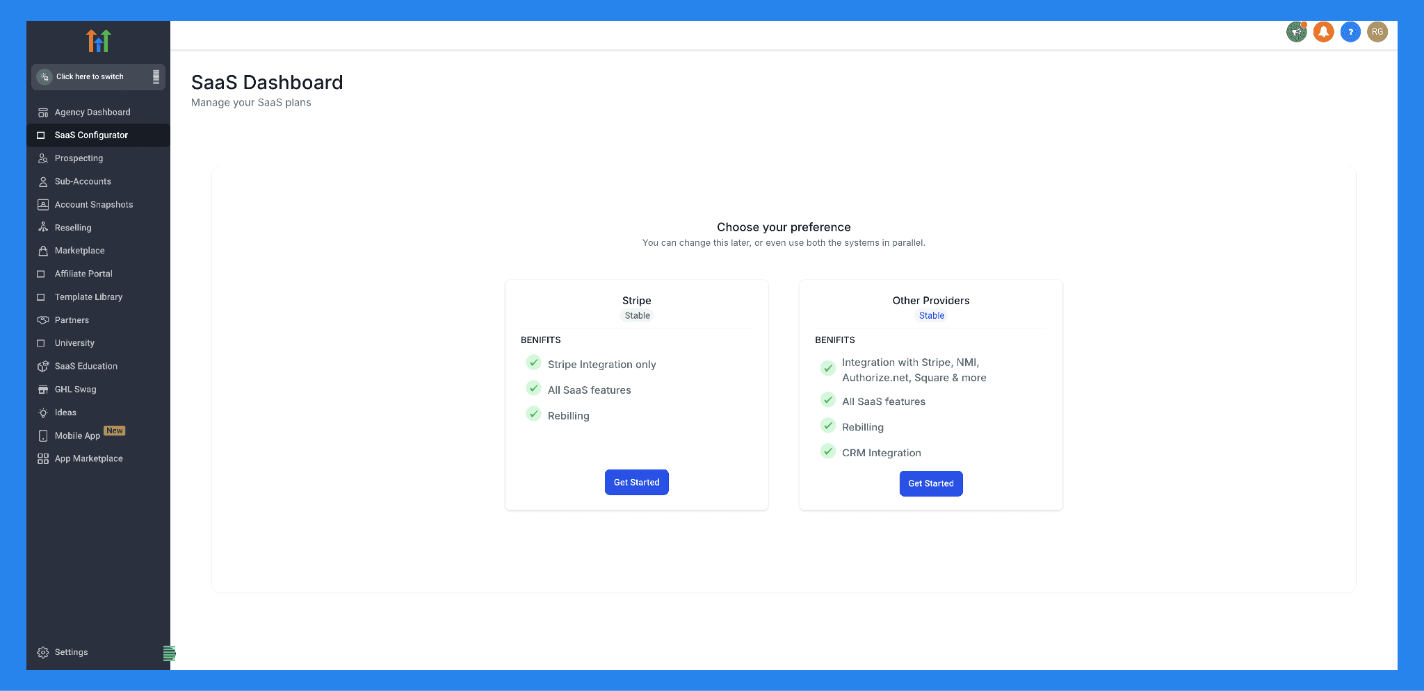 GoHighLevel Key Features: SaaS Mode & White-Labeling