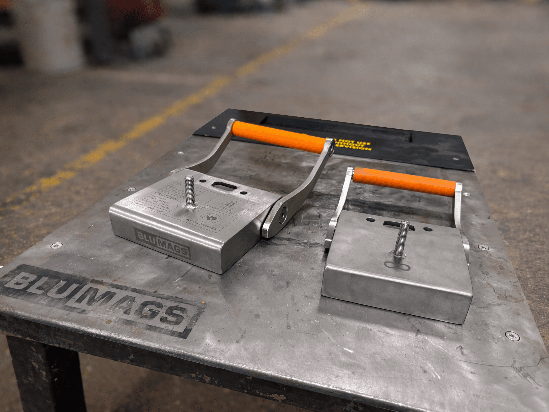 Stainless steel (left), titanium (right)