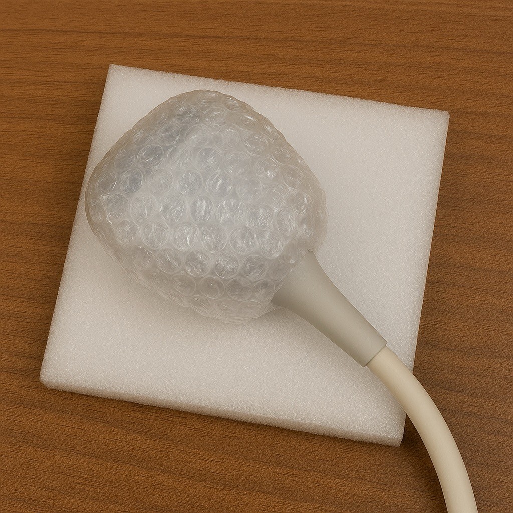 Protección de conector del transductor.