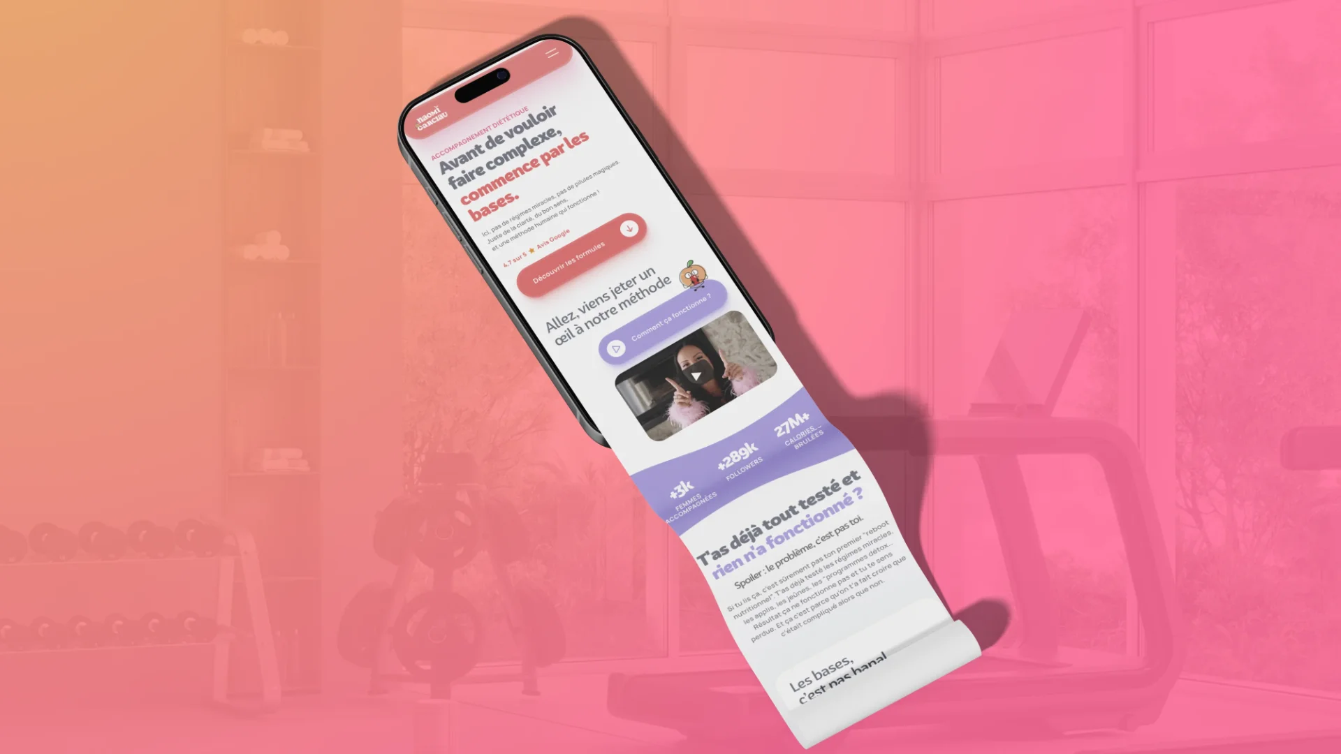 Réalisation Studio Dislo : conception d'un site web framer optimisé pour la conversion b2c