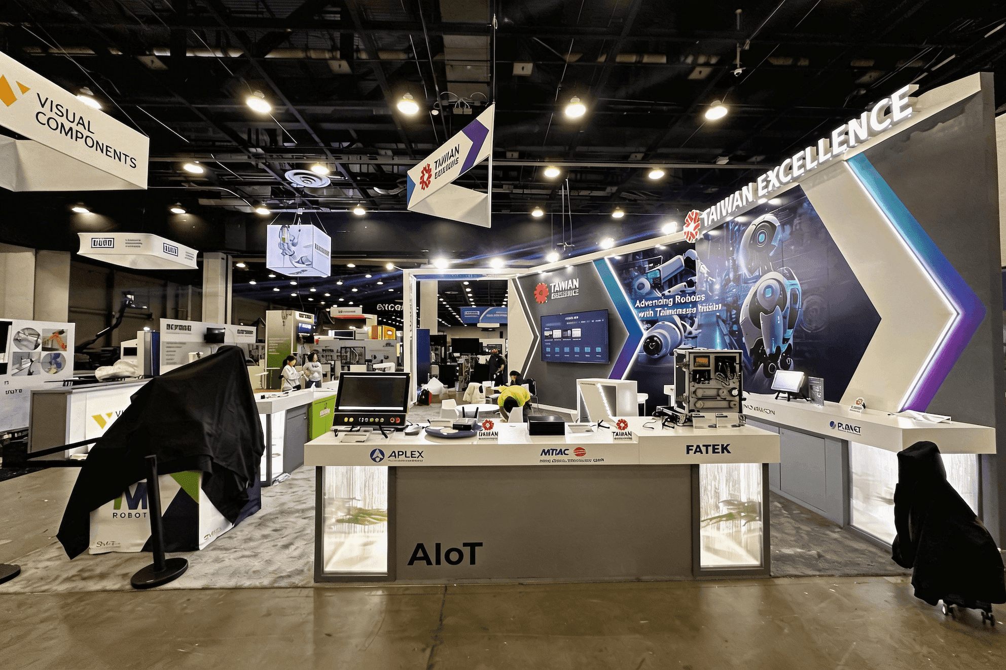 cybersecurity software demo booth at AFCEA WEST