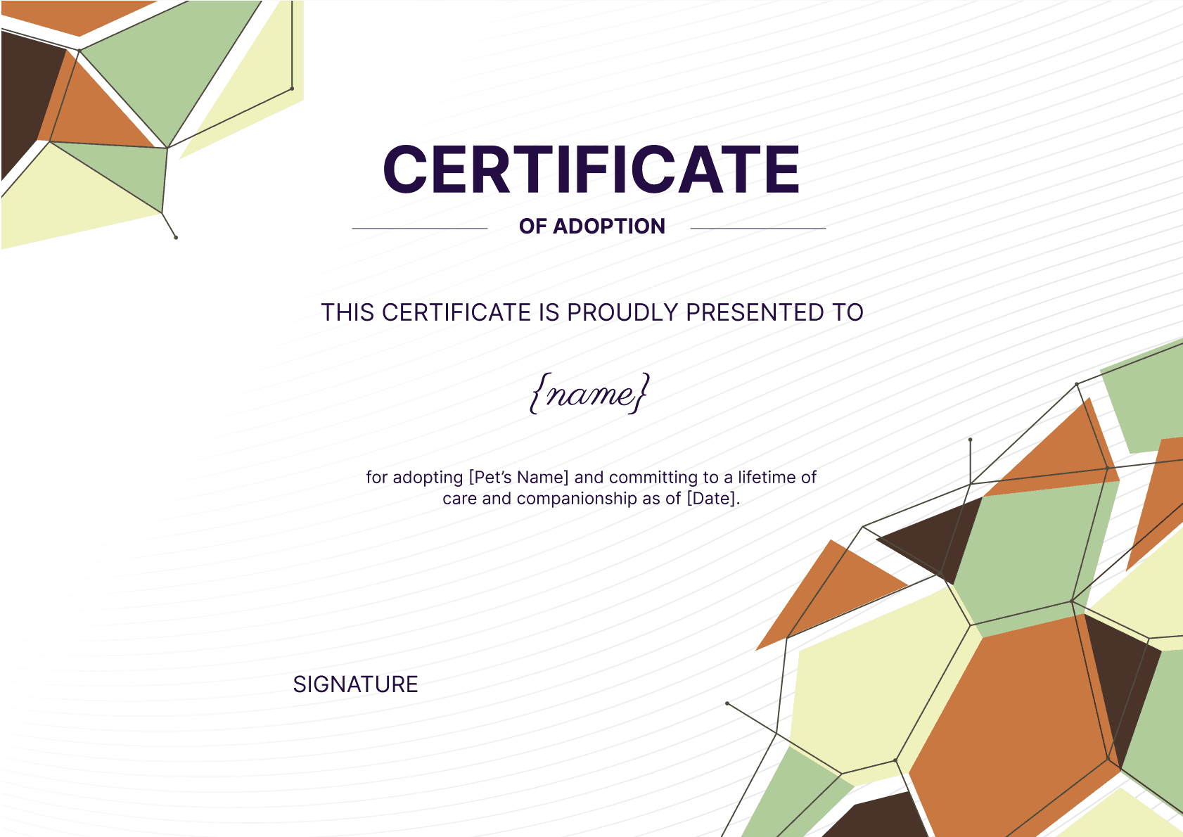 Wauld - Professional and attractive green recognition badge template