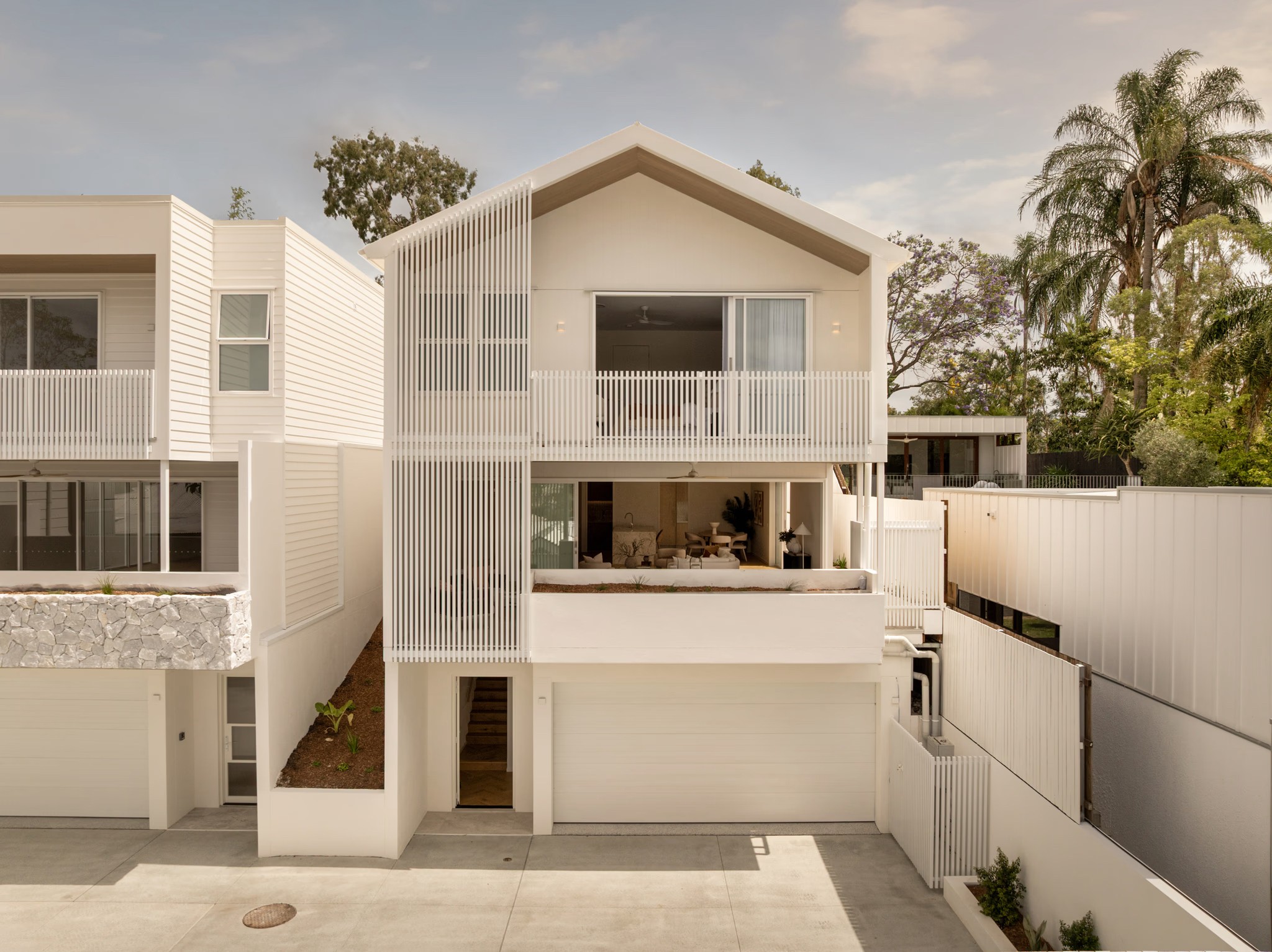 Front facade of Jacaranda House in. Brisbane