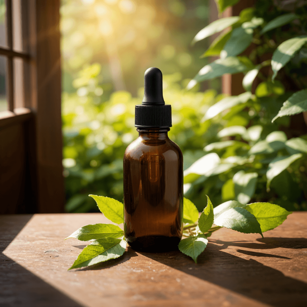 product photography of bottle of skincare product