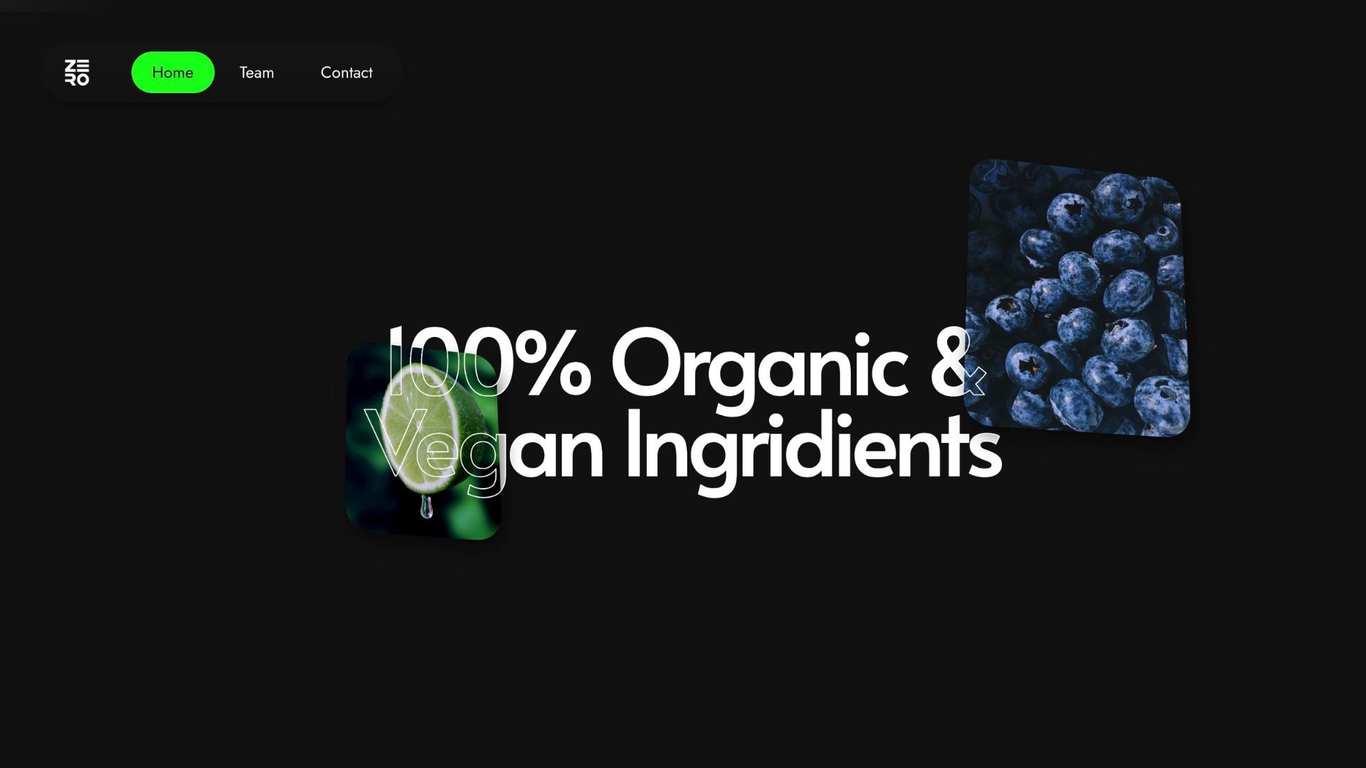 Vegan World website section