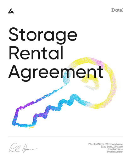 Storage Rental Agreement