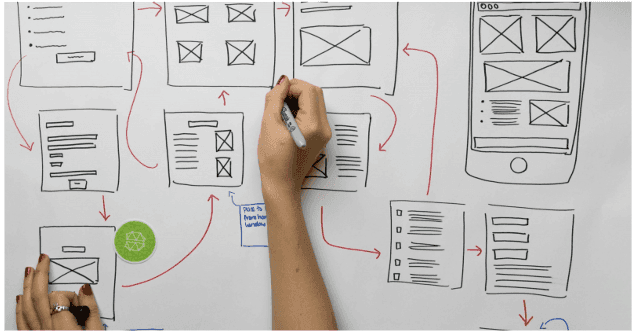 husband and wife working happily on a laptop