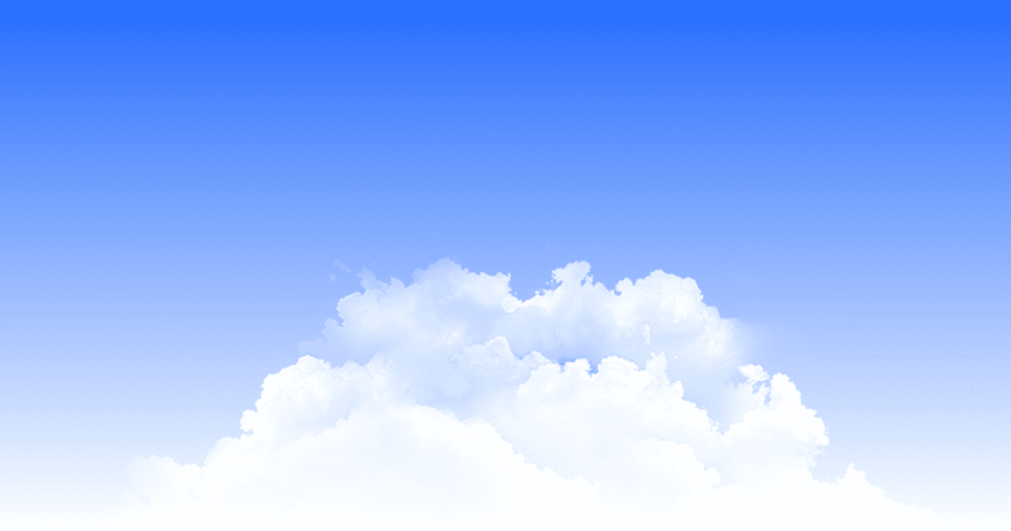 Gradient with clouds