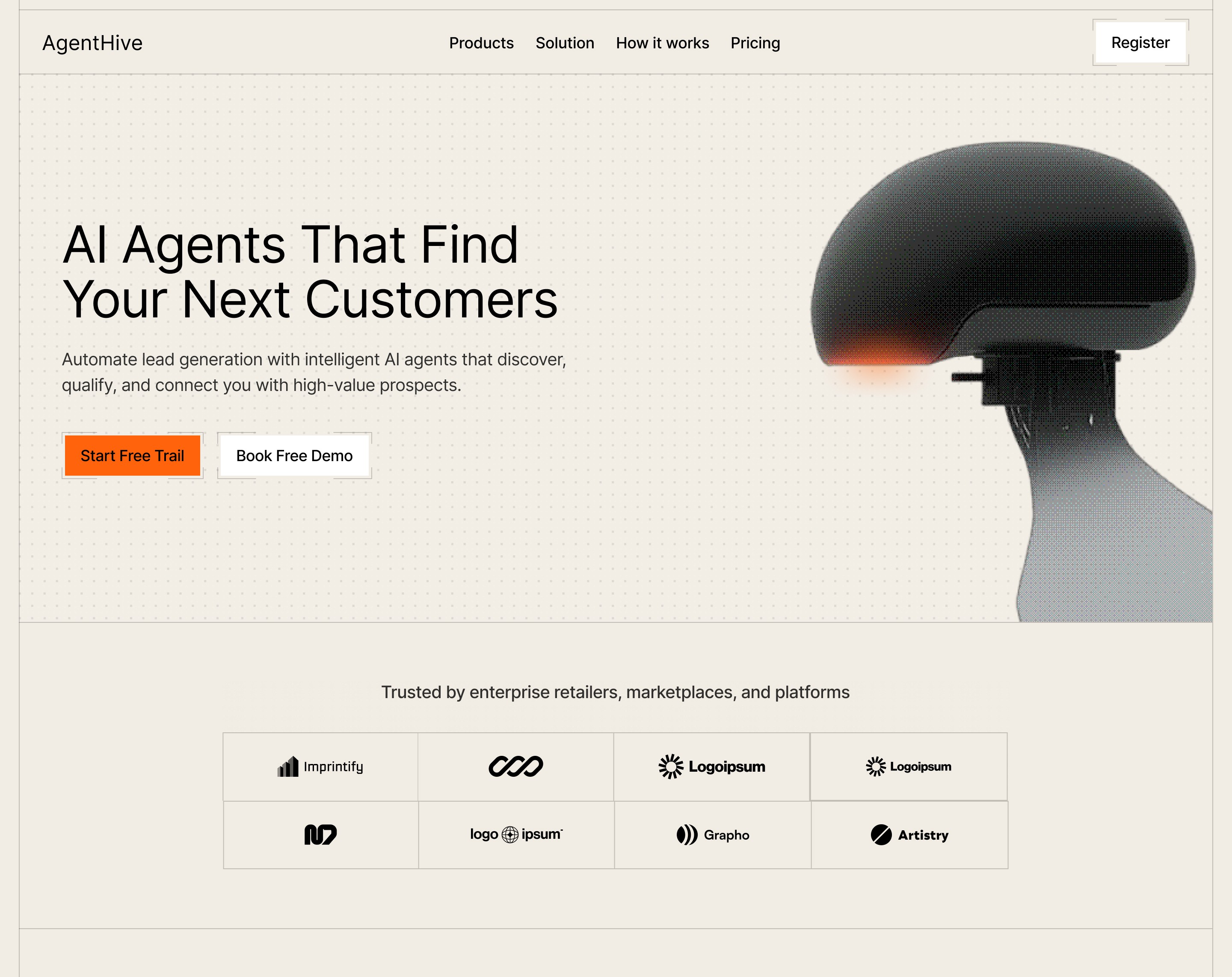 Web3 Website design concept