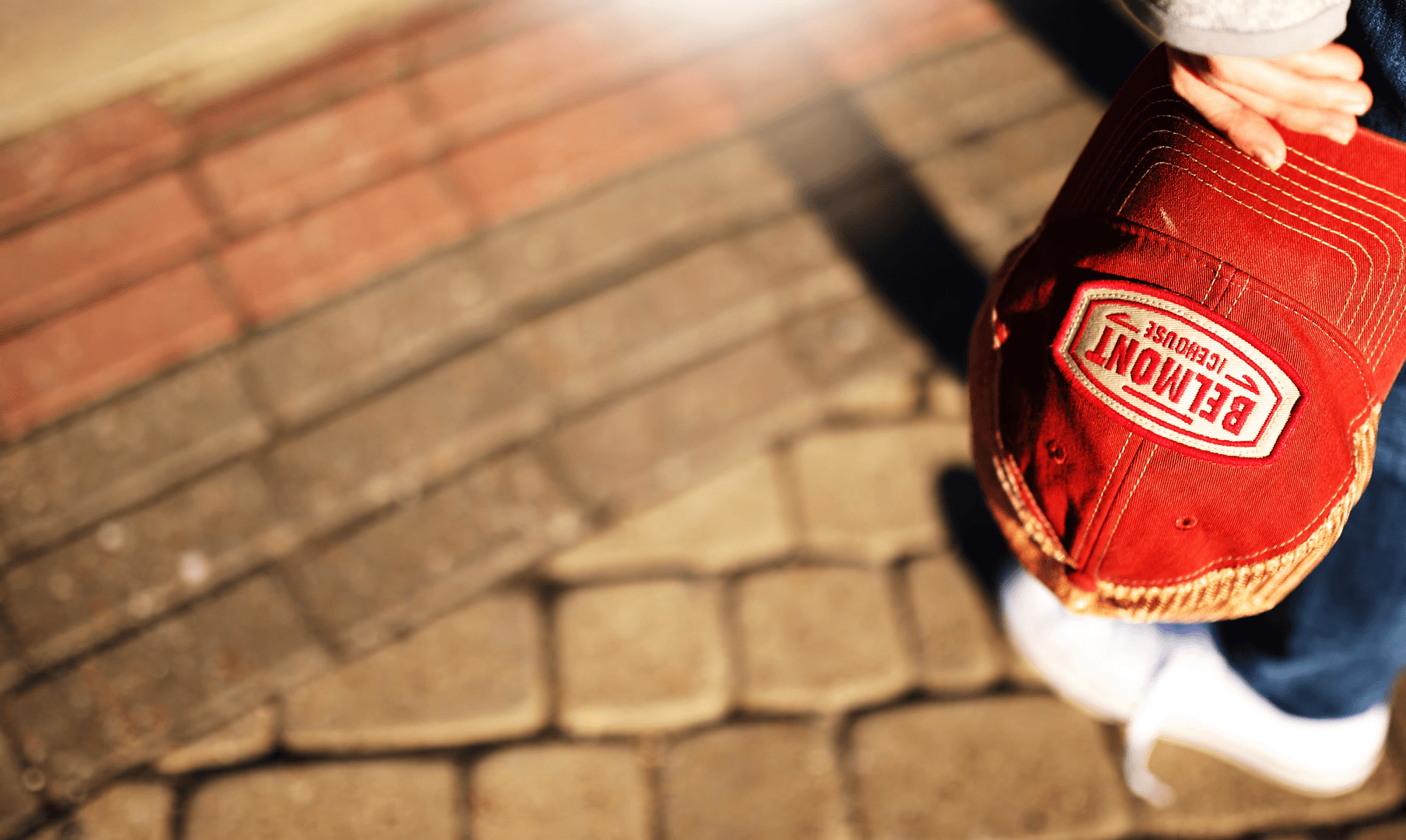 Belmont Icehouse Baseball Hat swag