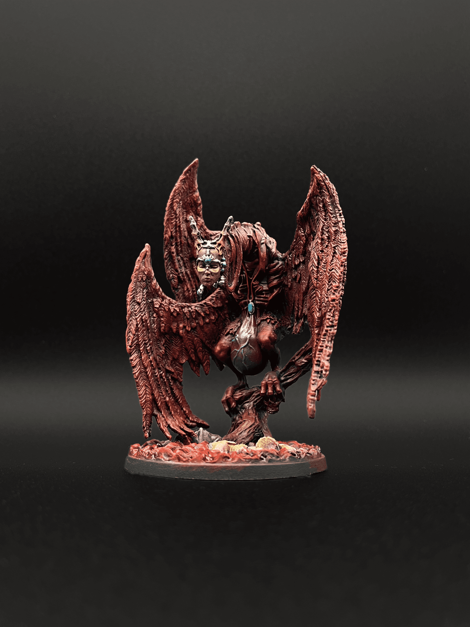 Detailně malovaná figurka démonické bestie ze světa Ettefields