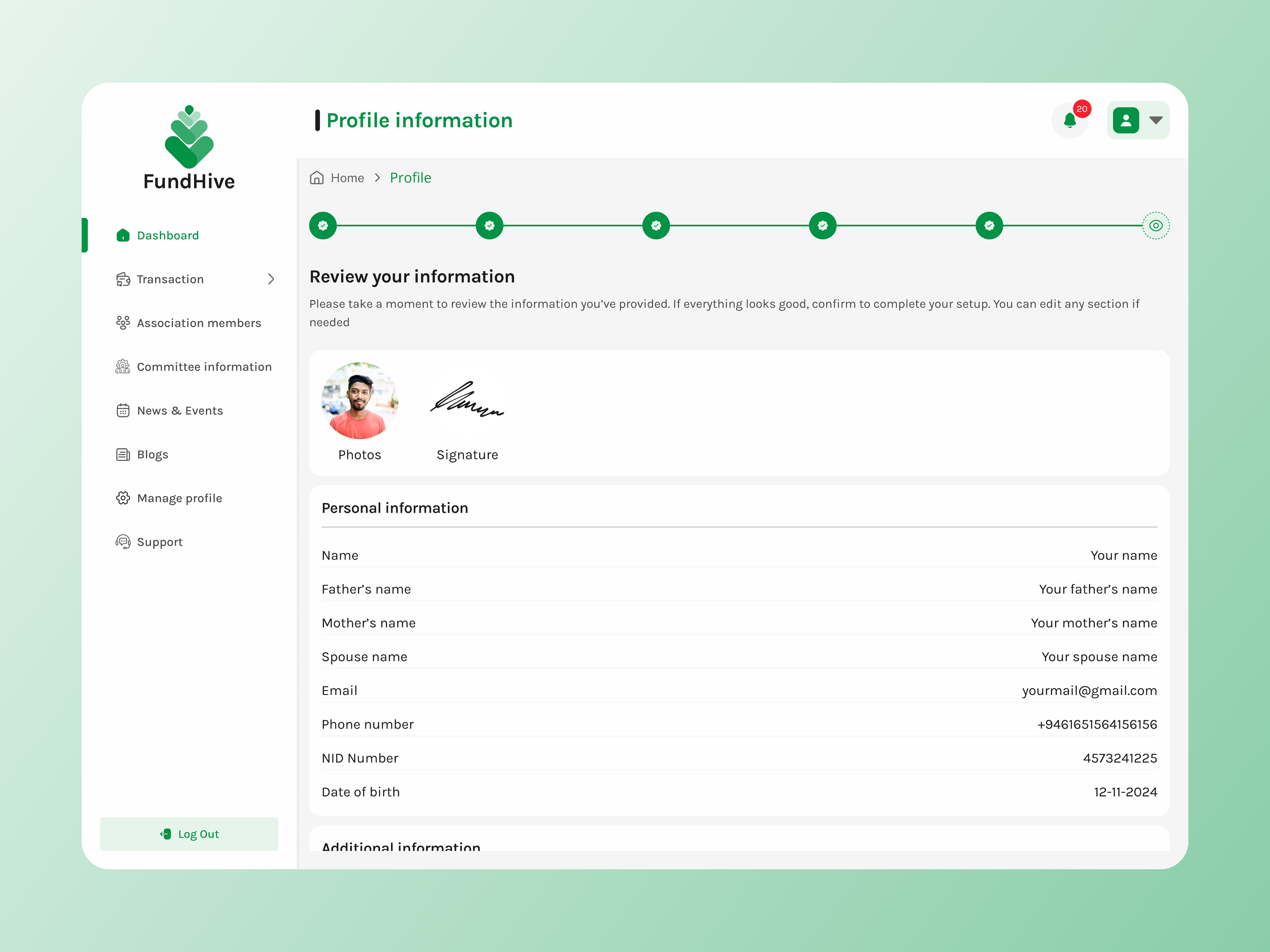 Members KYC