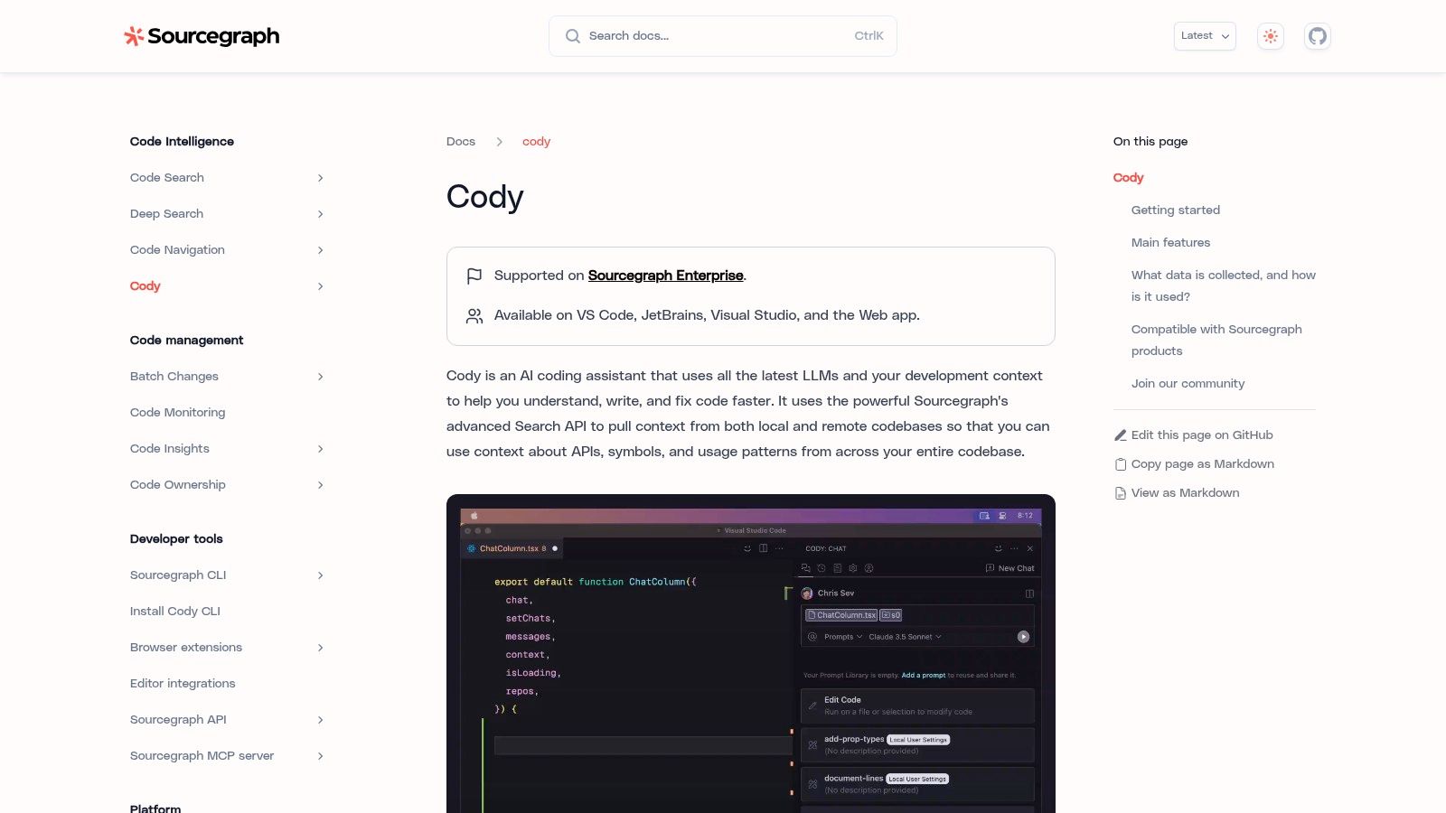 Sourcegraph Cody (Enterprise)