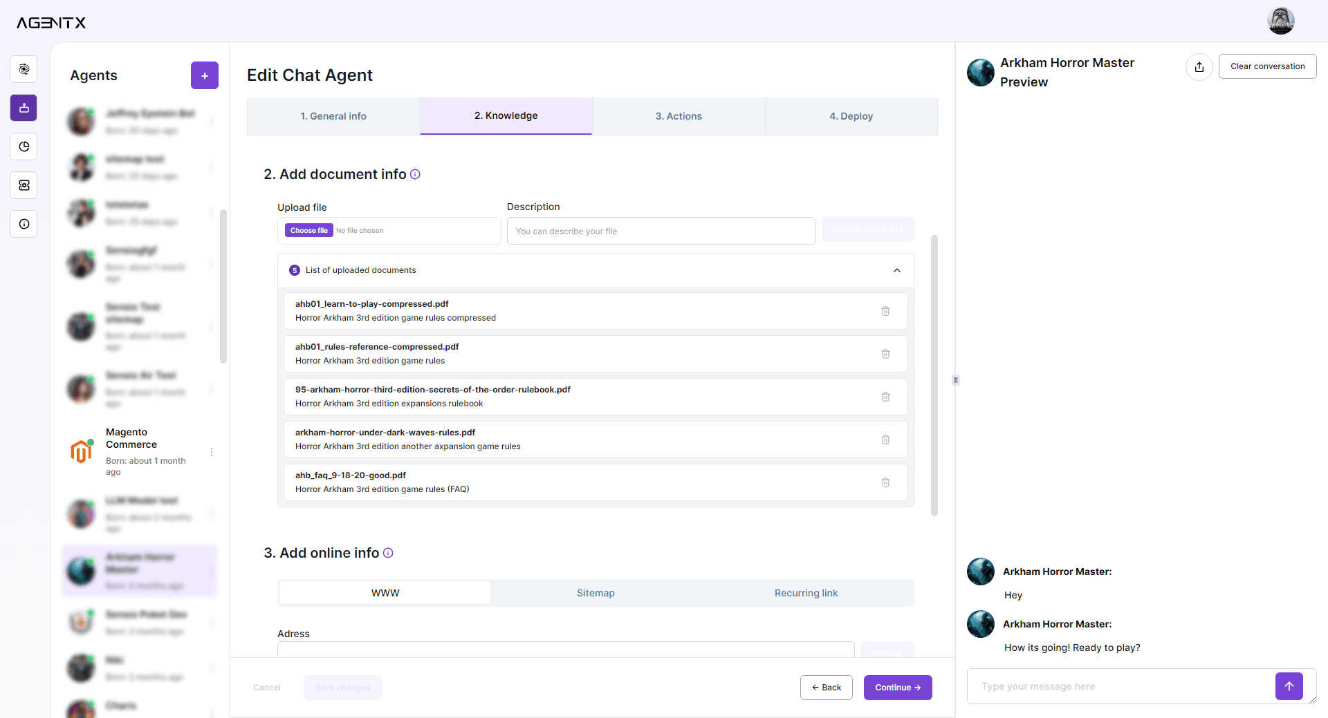 AgentX AI Agent