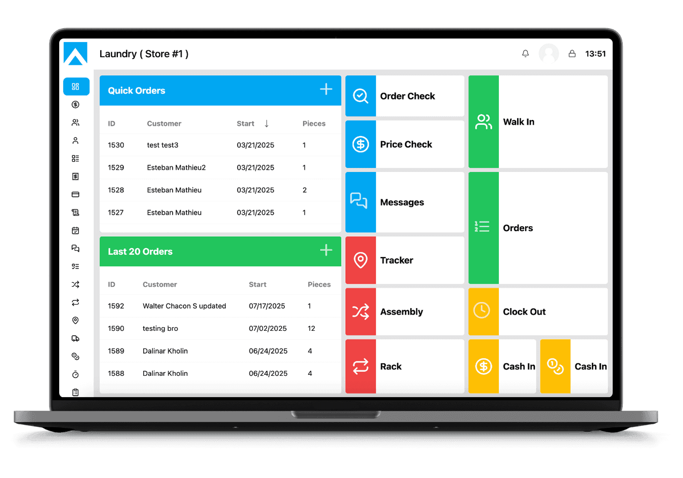 Screenshot of Notion template homepage