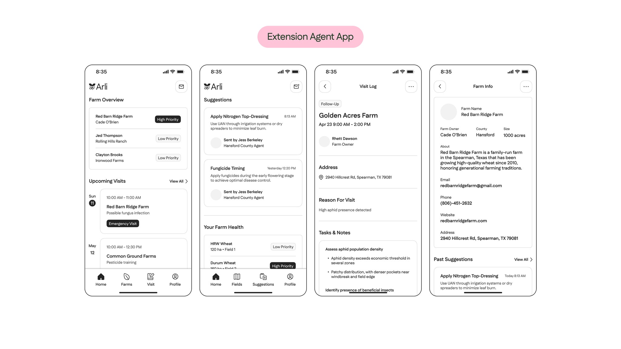arli extension agents view app