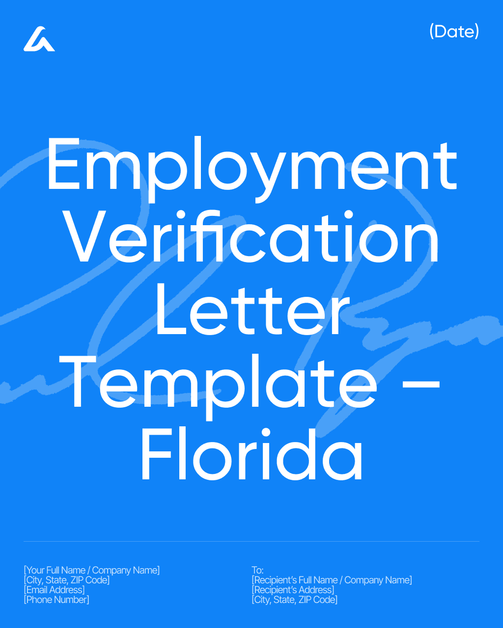 Employment Verification Letter Template – Florida
