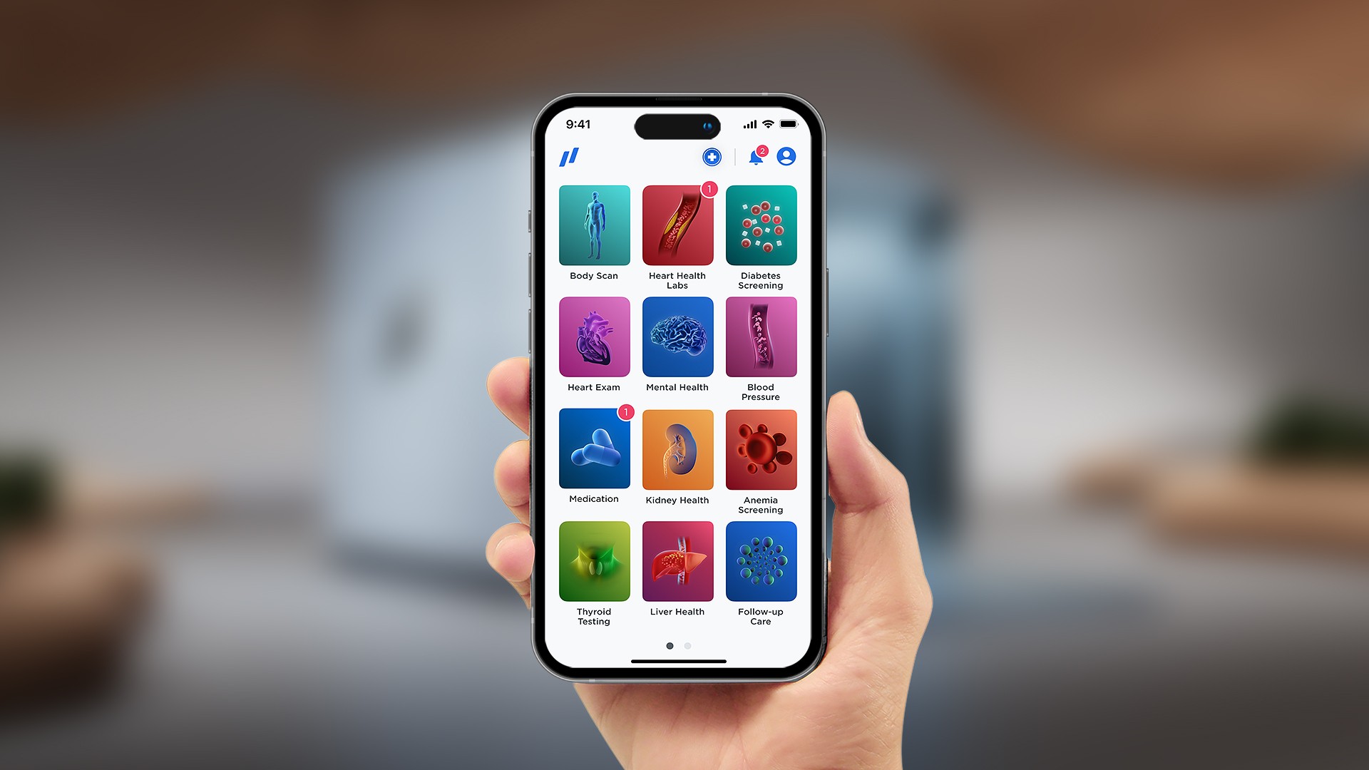 A mockup of screenshot for an app
