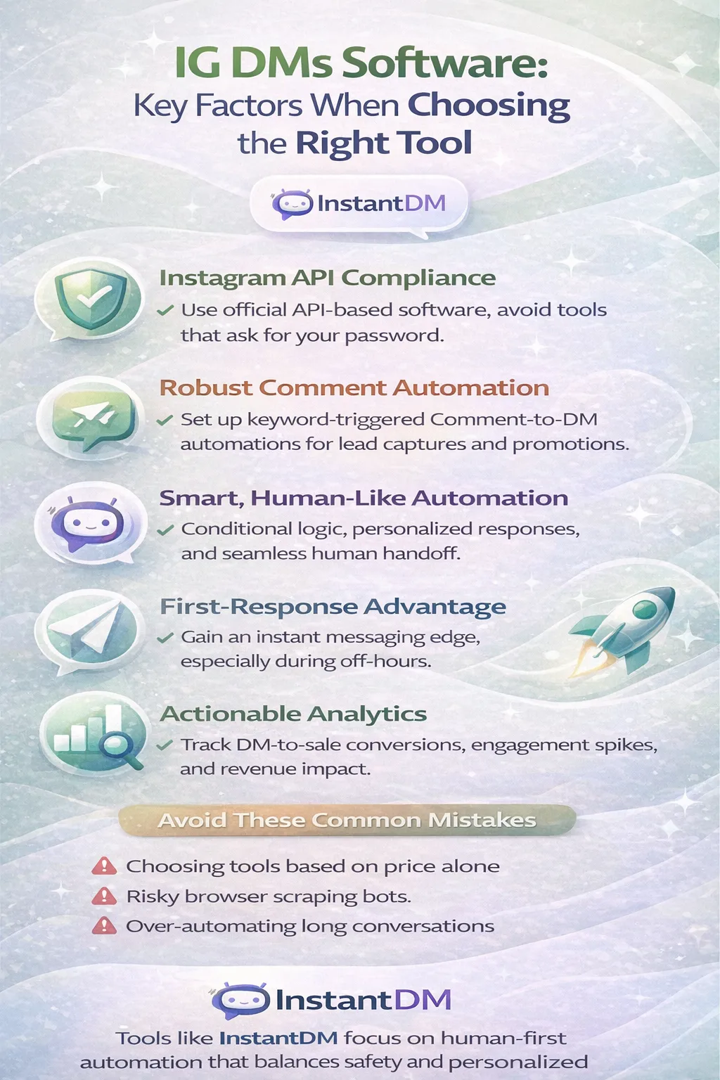 IG DMs Software: How to Choose Right Automation Tool in 2026