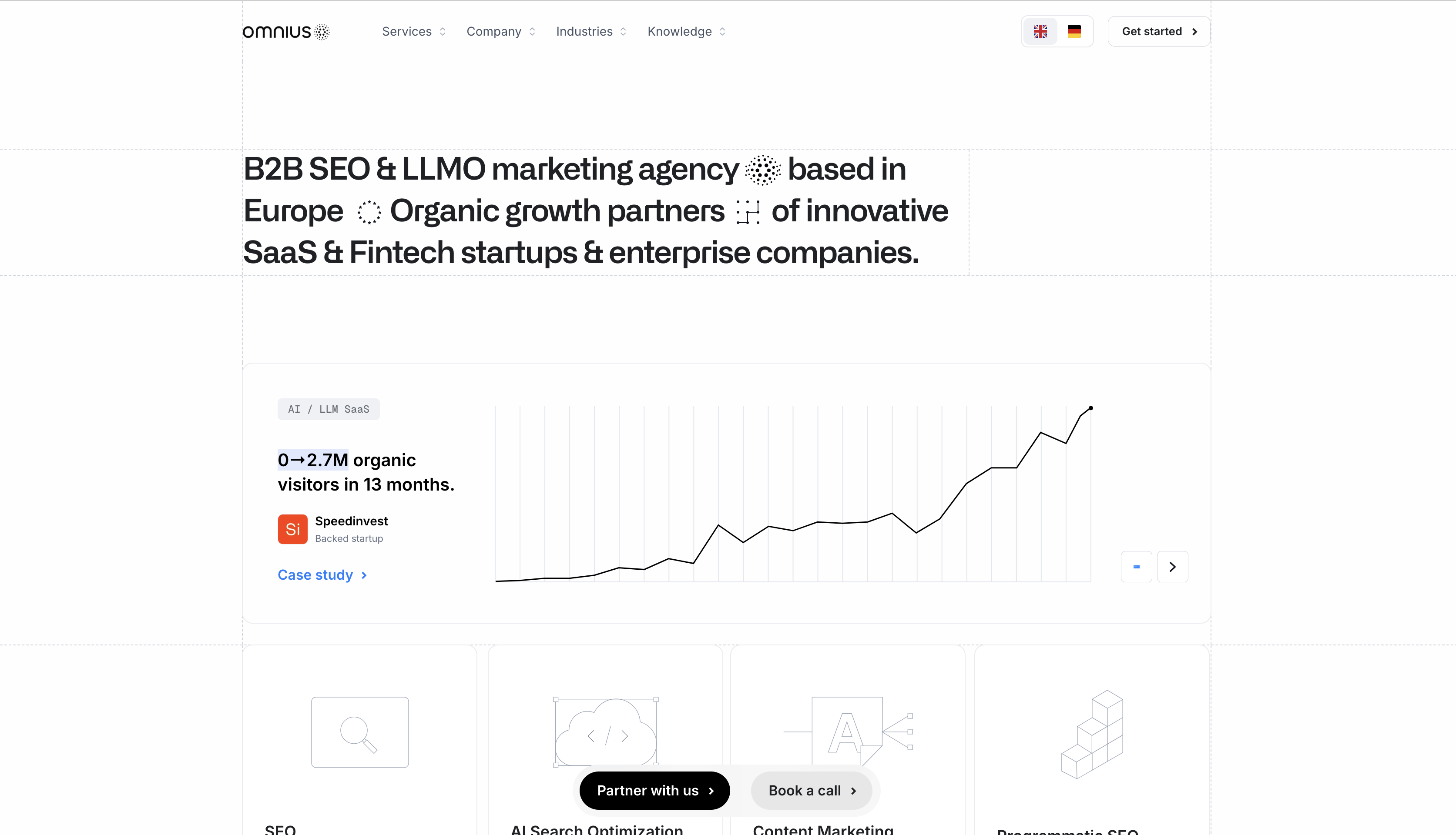 OMNIUS  B2B SaaS SEO Agency with LLM & Technical Depth