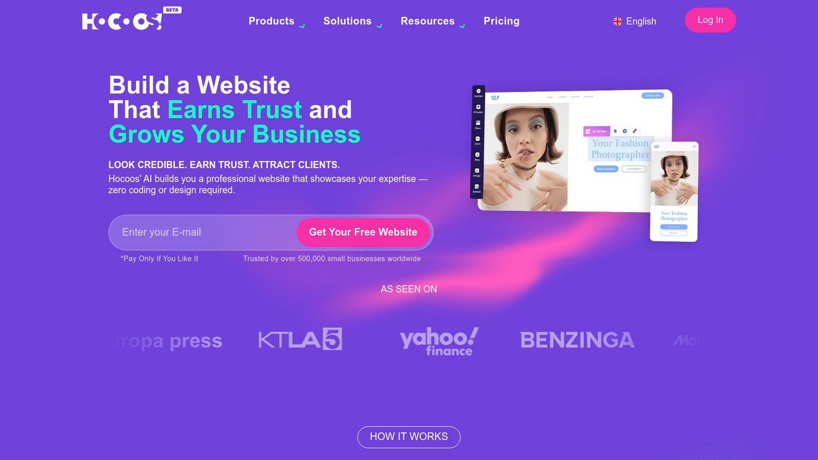 Hocoos – AI Website Builder