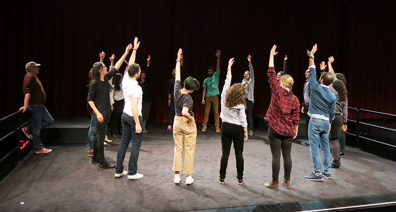 people at theater