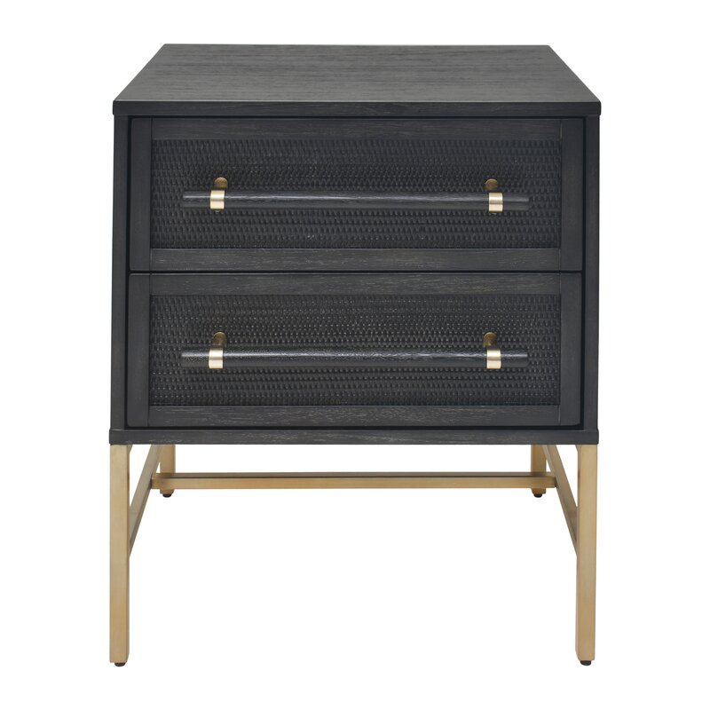 Elegant sophia nightstand with ample storage space and a timeless design.