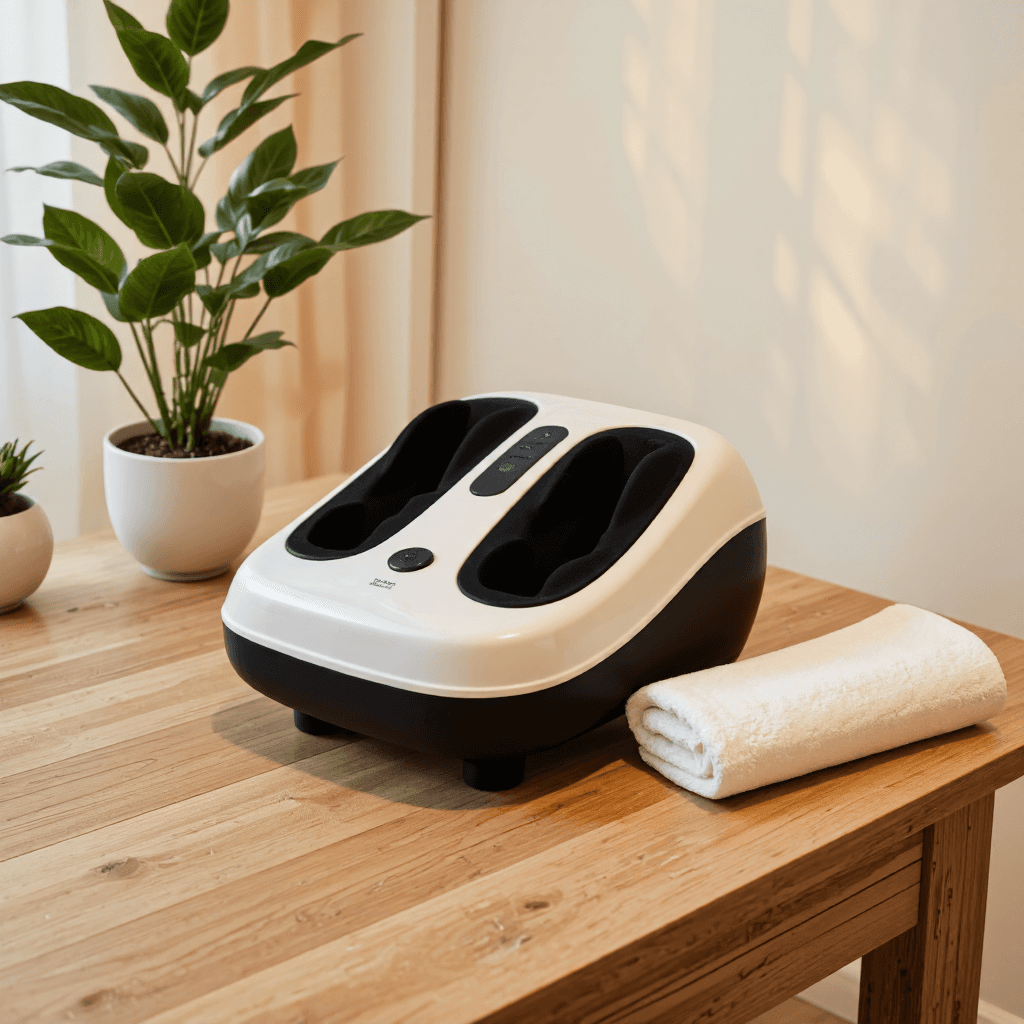 product photography of foot massager