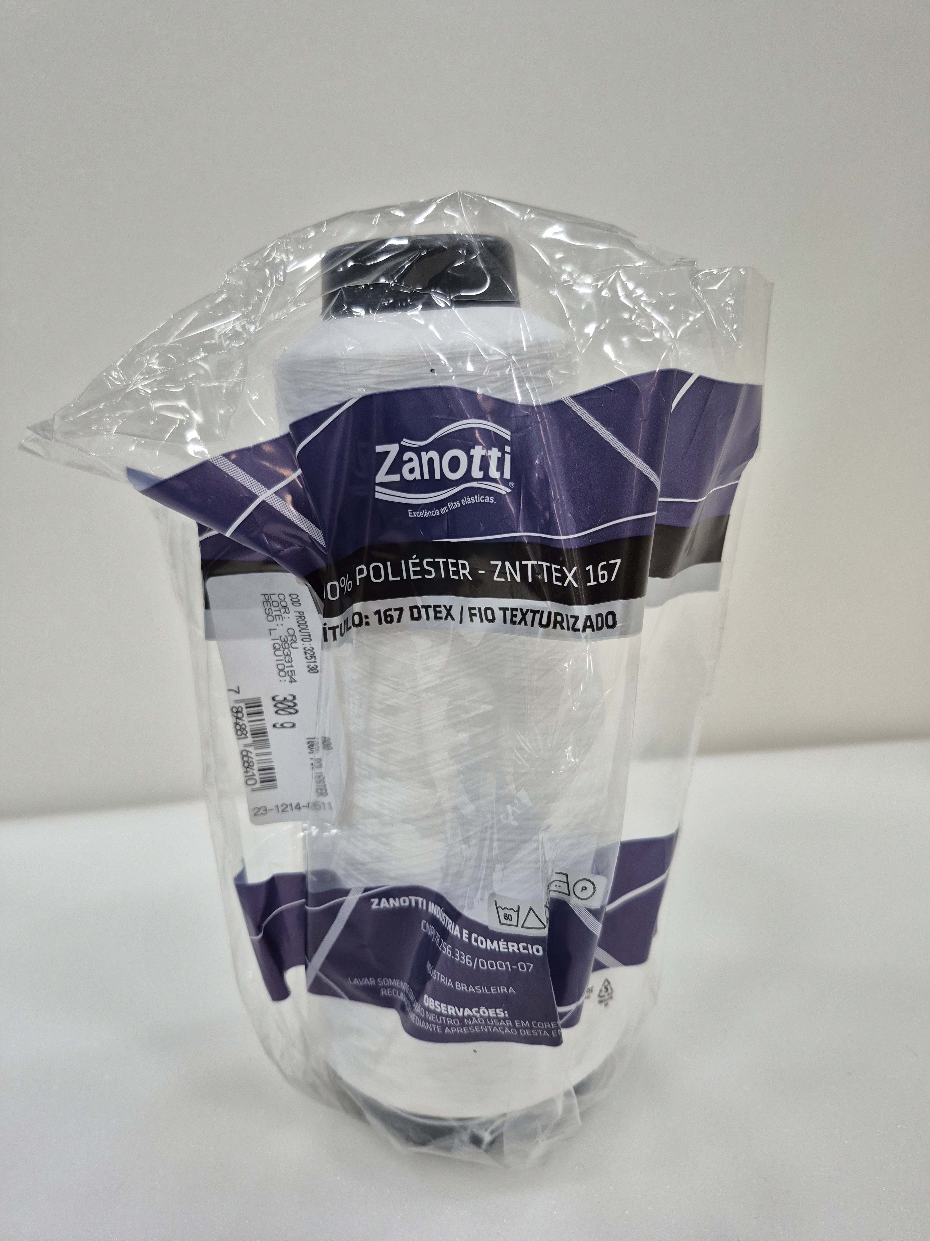 Linha Poliéster Fiado Branca 500g