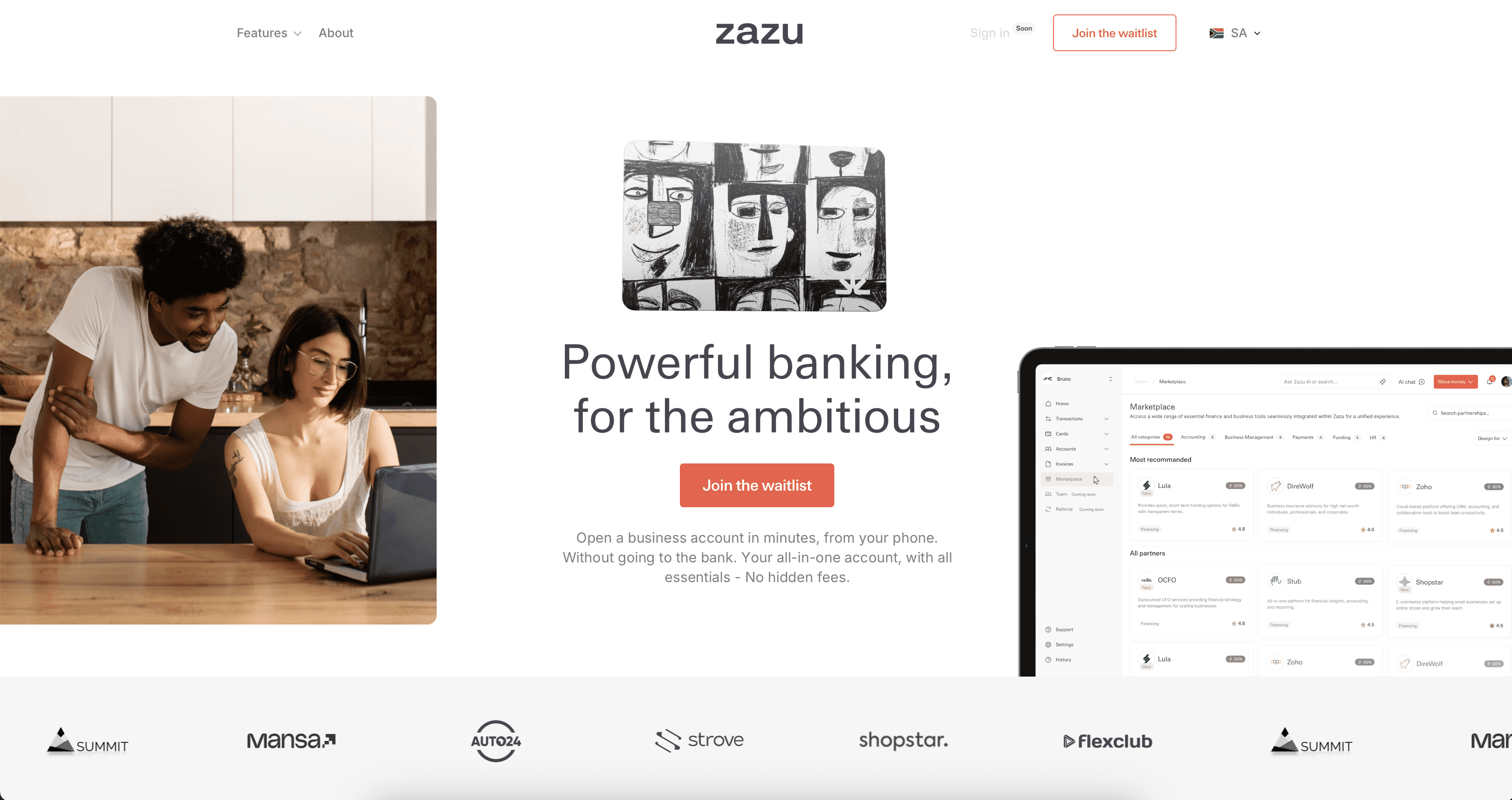 Zazu Homepage