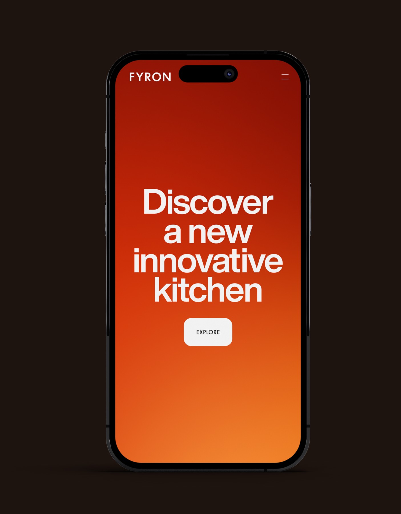 slogan on phone  fyron by analogue agancy