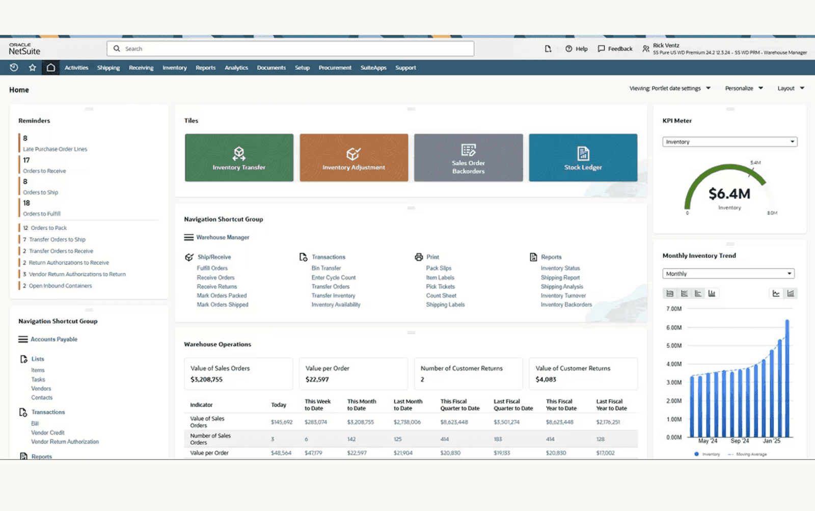 NetSuite Warehouse Management System