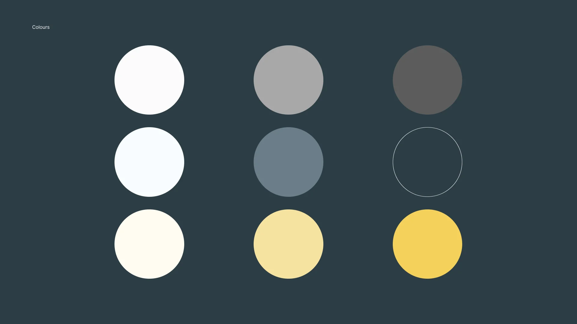 Eflani Flour brand color palette