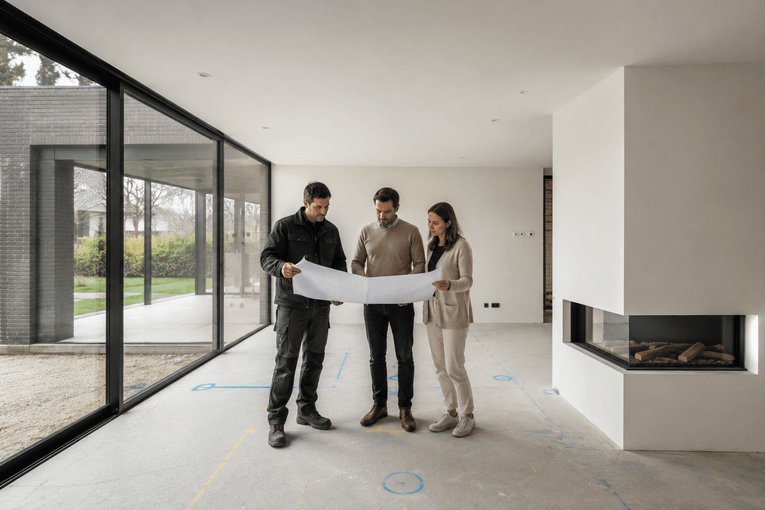 Préparation des travaux avant emménagement dans une maison récemment achetée