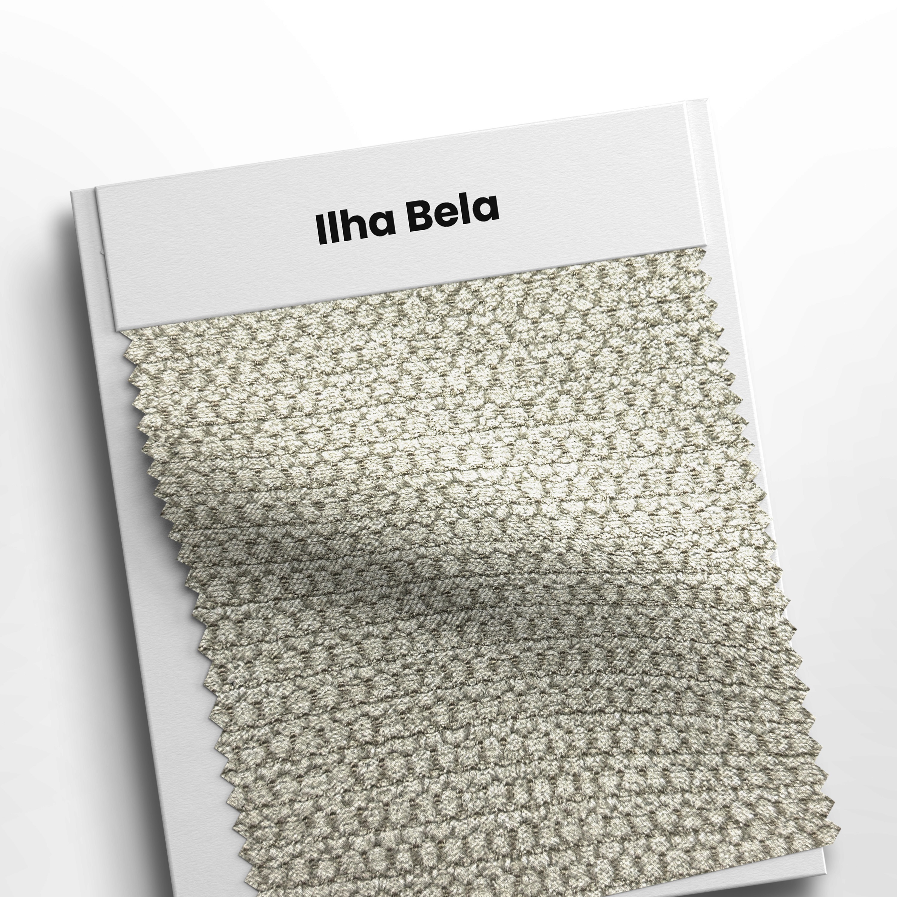 mostruário com tecido ilha bela cor 58