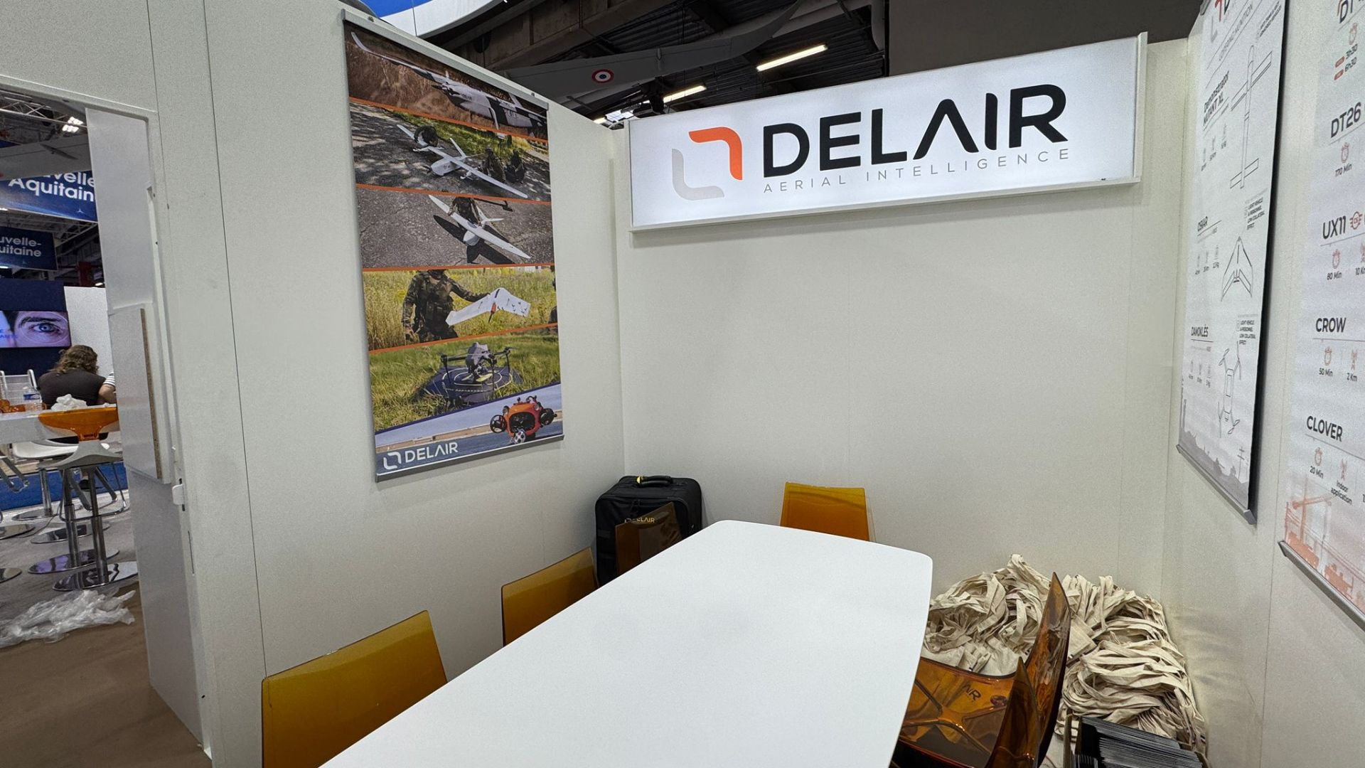 Stand Delair au SIAE par expace