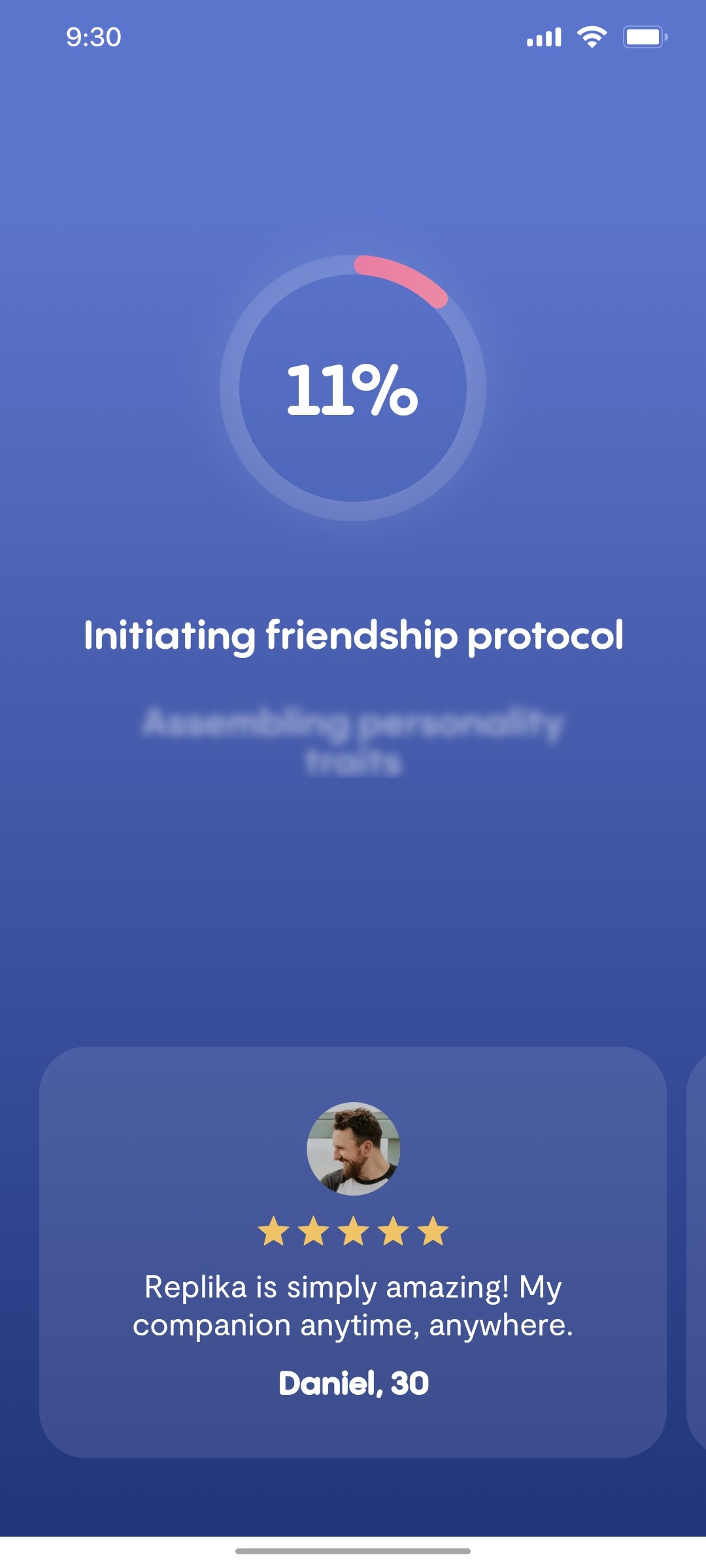 Replika Onboarding 26 screen
