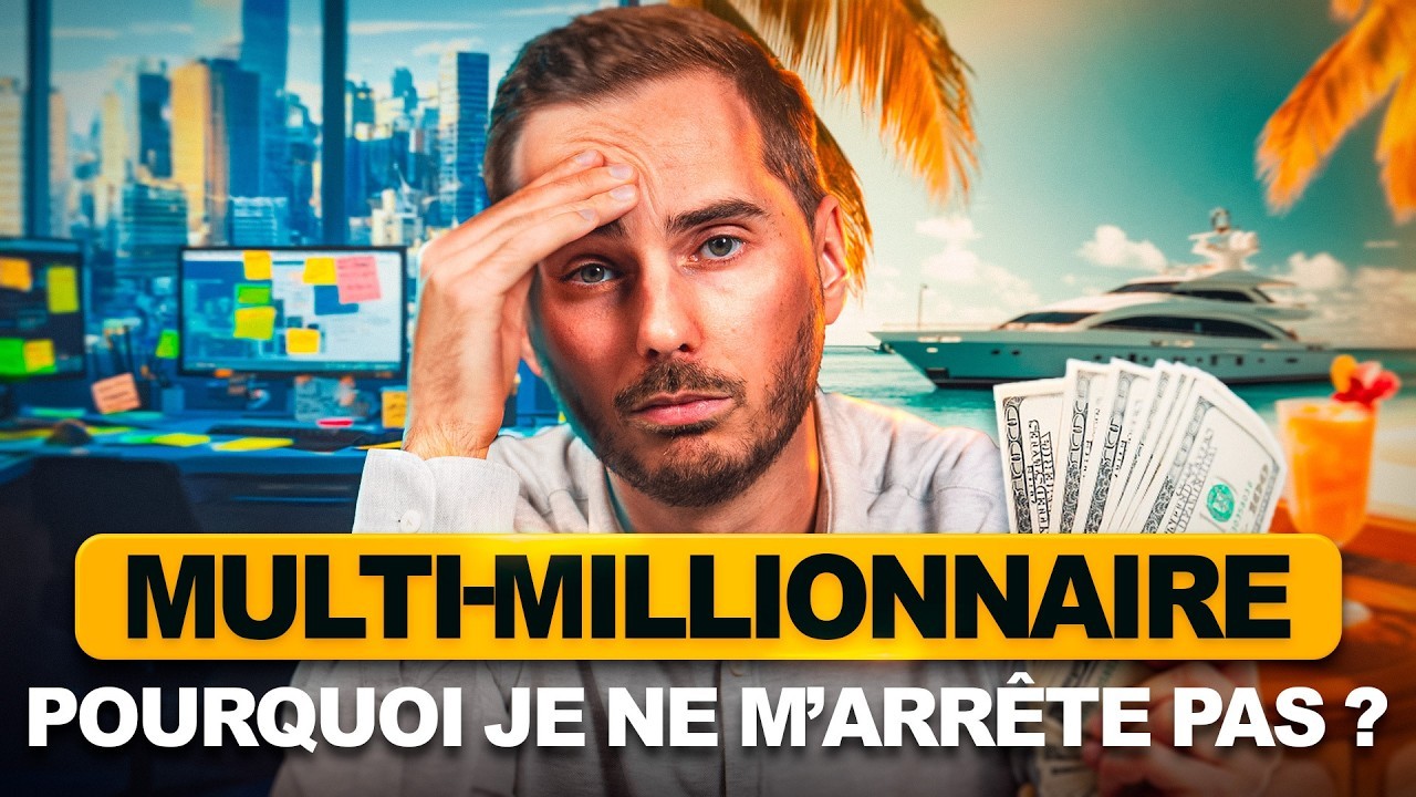 Video Youtube Oseille TV : Multi-Millionnaire à 35 ans : Pourquoi Je Travaille Encore ?