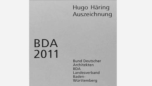 Hugo Häring Auszeichnung 2011 BDA