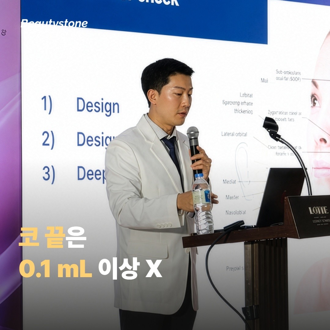 코 끝 — 한 번에 0.05~0.1 mL 이상 X