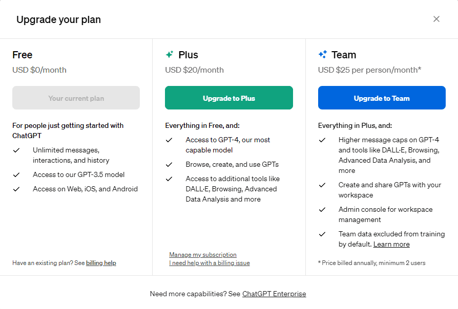 Payment plan AI