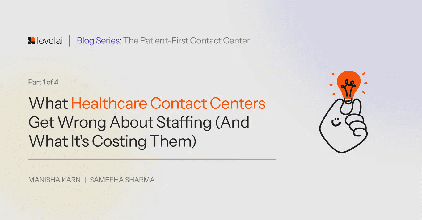 What healthcare contact centers get wrong about staffing (and what it's costing them)