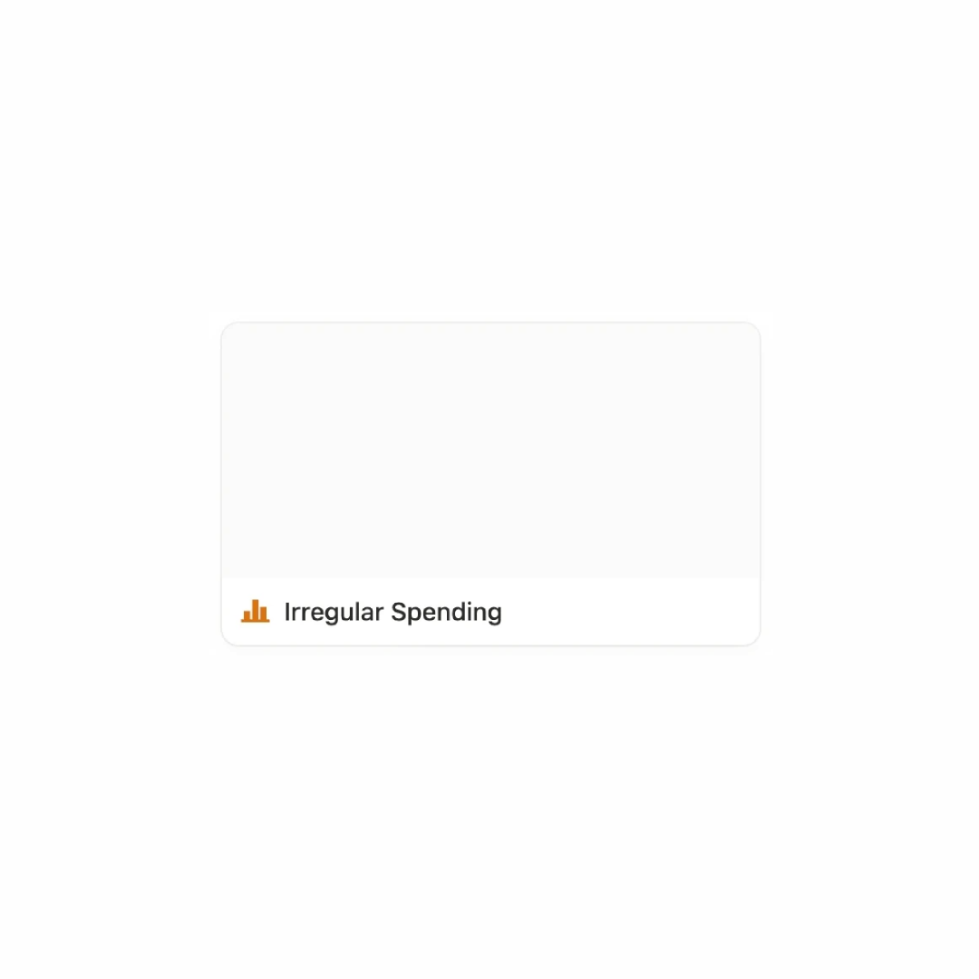 Irregular Spending Module